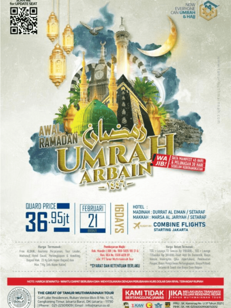 Umrah Arbain Awal Ramadhan