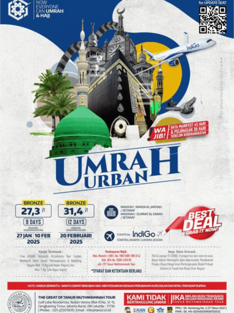 Umroh Urban 9 Hari